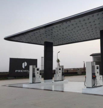 station de gasoil E